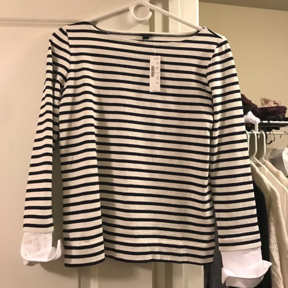 Stripe Long sleeve top from J.Crew.